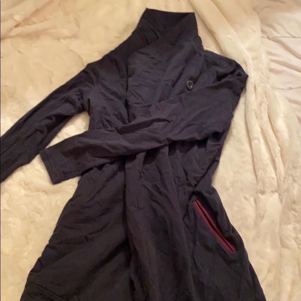 Lulu wrap jacket sweater